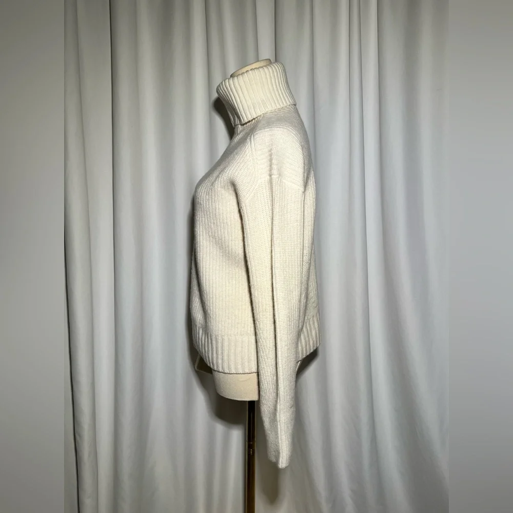 Veronica Beard Ecru Matilda Wool Cashmere Sweater | XS - Picture 7 of 13